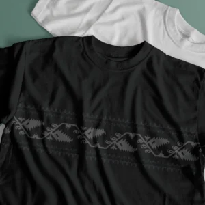 Jamdani Pattern T-shirt